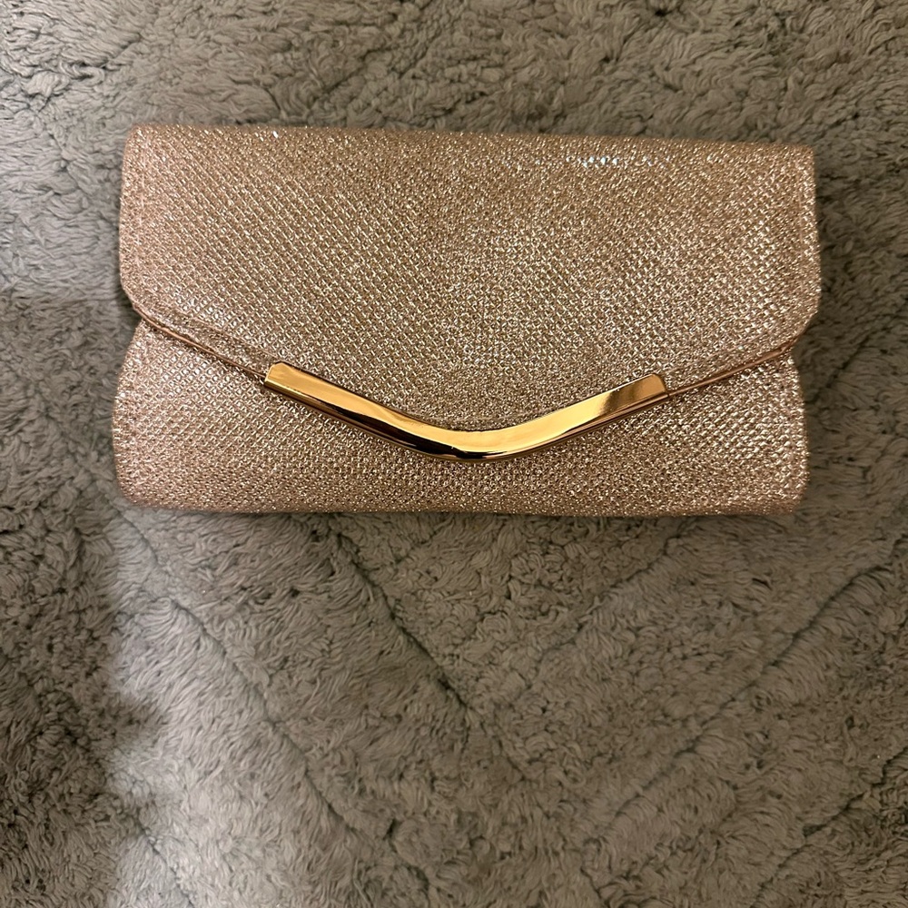 Elegant Gold Clutch Bag